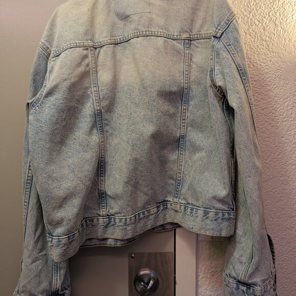 Trucker-Style Jean Jacket - Picture 4 of 4